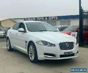 2012 Jaguar XF X250 Premium Luxury Sedan 4dr Spts Auto 8sp 2.2DT [MY12] White A